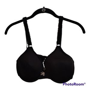 Jessica Simpson lightly lined underwire black bra